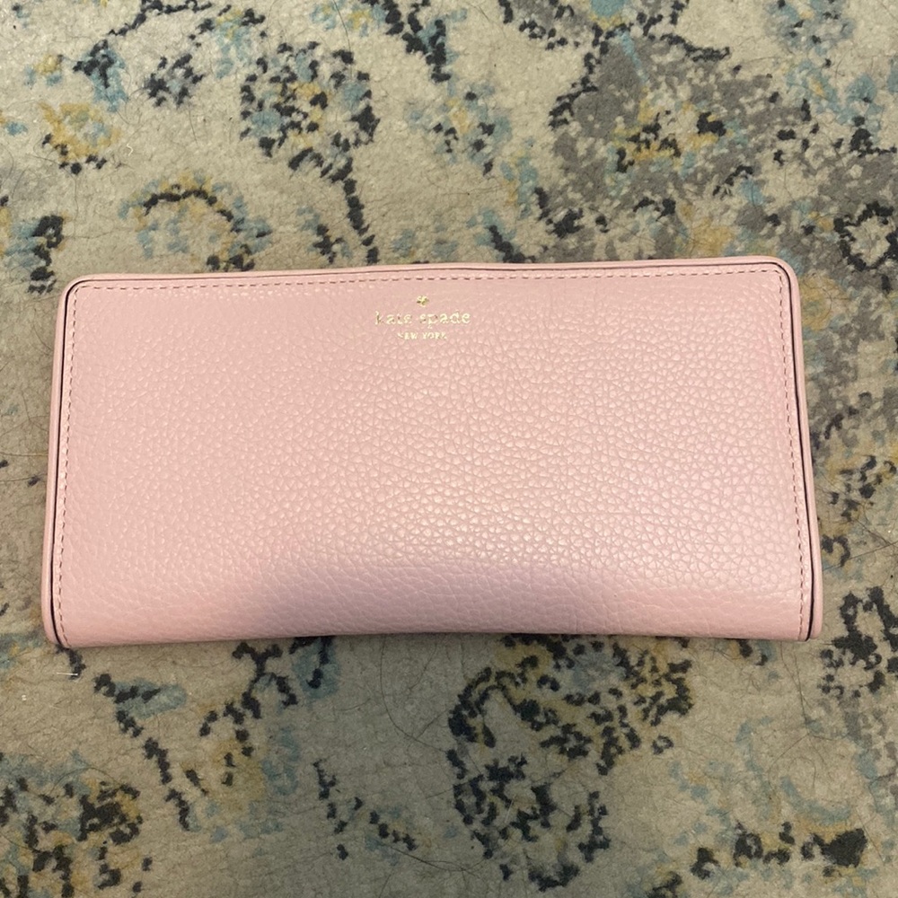 Kate Spade bubblegum pink wallet. Gently used.